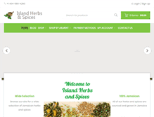 Tablet Screenshot of islandherbsandspices.com